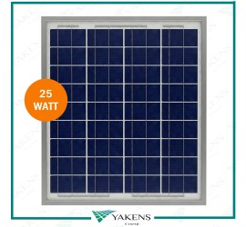 25 Watt Polikristal Güneş Paneli A Kalite Lexron 